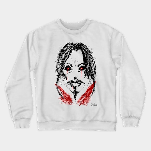 Castlevania Dracula Face Crewneck Sweatshirt by DougSQ